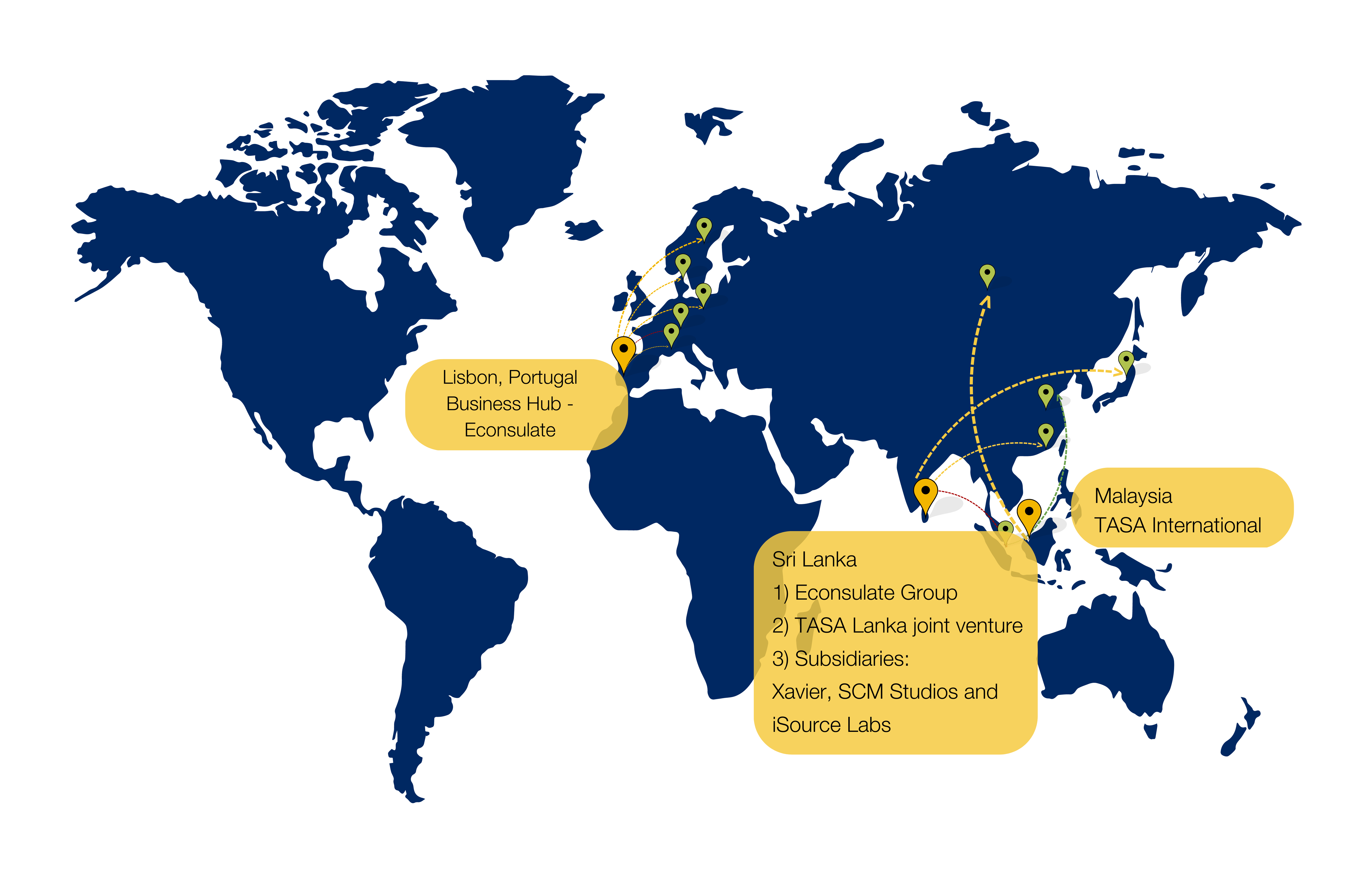 econsulate around the world